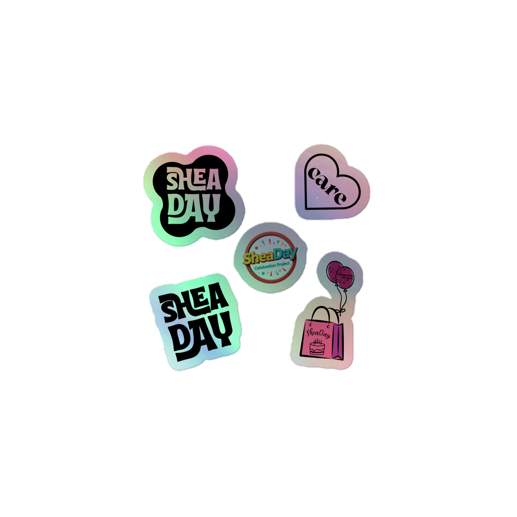 SheaDay Holographic Sticker Set