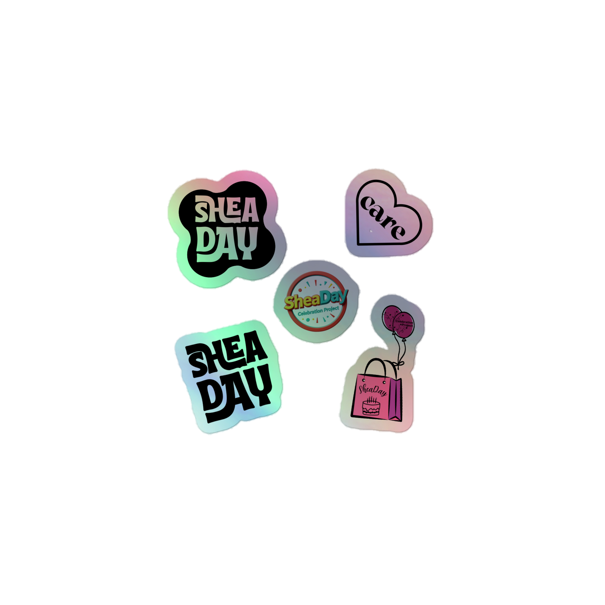 SheaDay Holographic Sticker Set